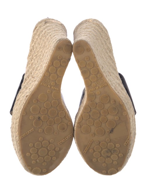 Jimmy Choo Patent Leather Animal Print Espadrilles