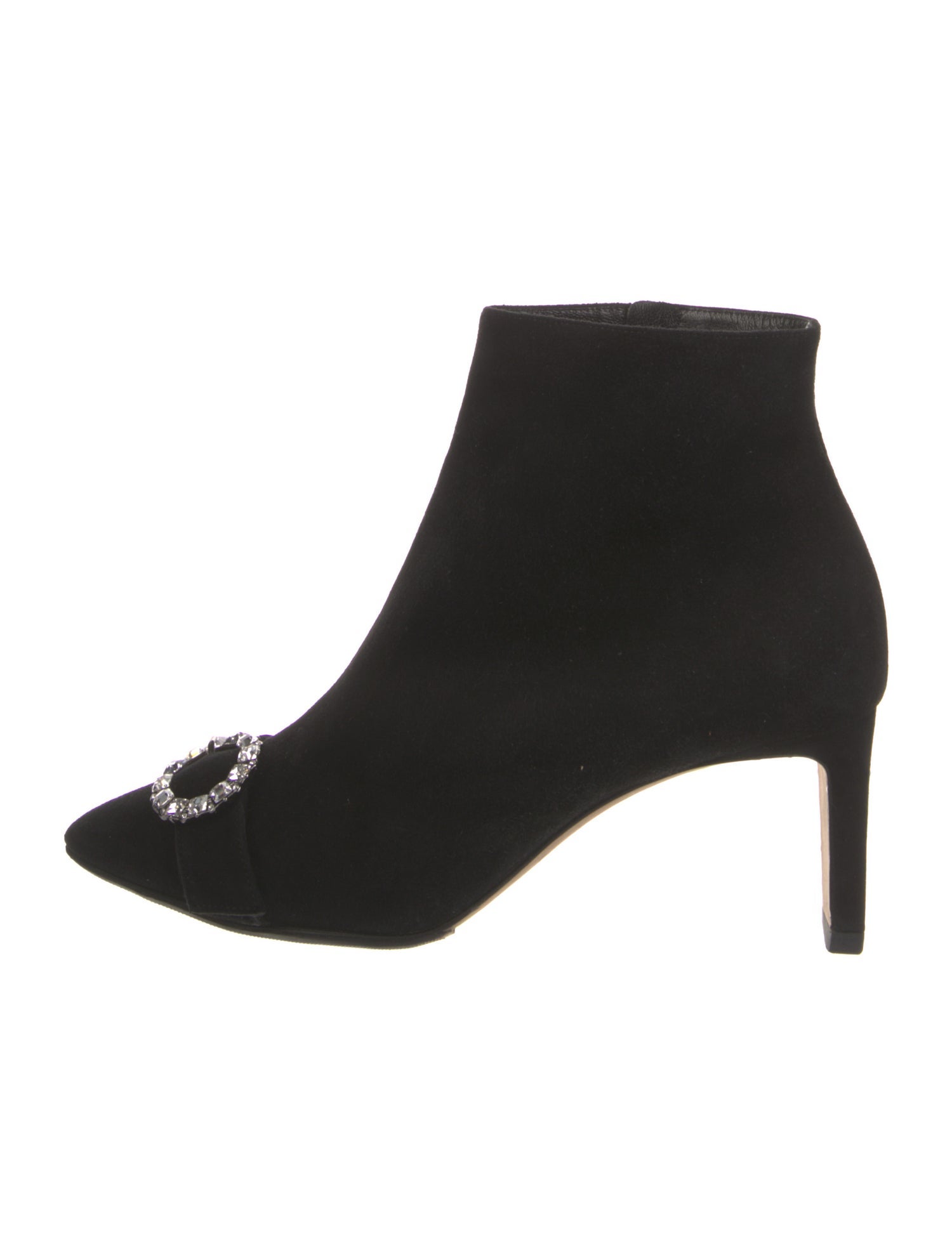 Jimmy Choo Suede Crystal Embellishments Boots