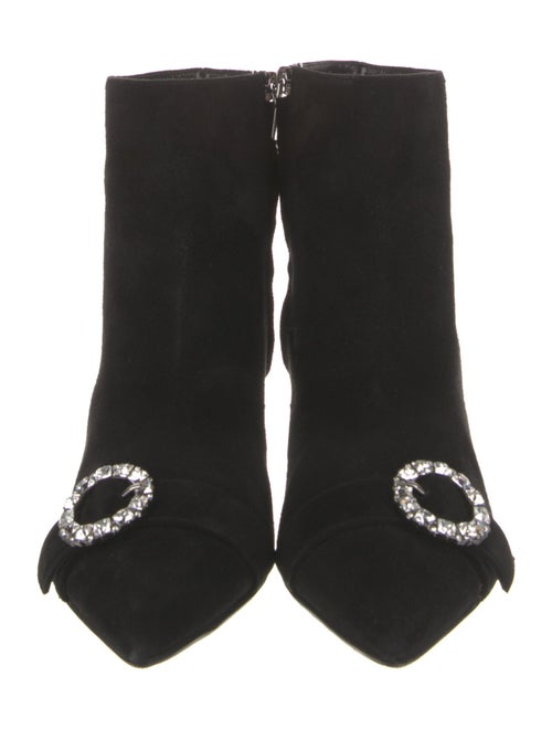 Jimmy Choo Suede Crystal Embellishments Boots