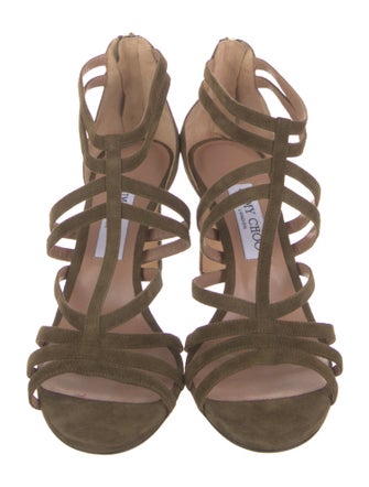 Jimmy Choo Suede Gladiator Sandals