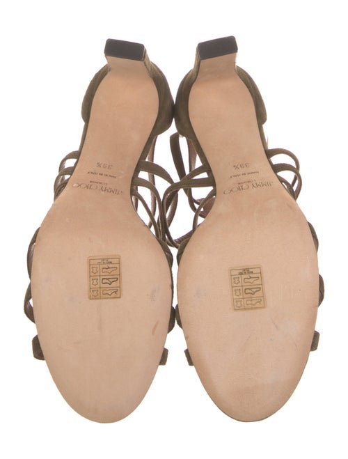 Jimmy Choo Suede Gladiator Sandals