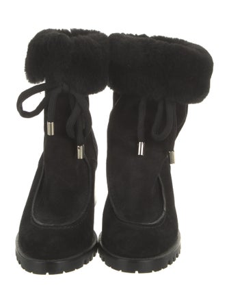 Jimmy Choo Suede Western Boots