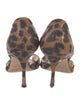Jimmy Choo Suede Animal Print D'Orsay Pumps