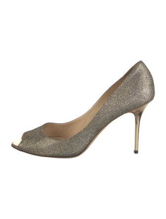 Jimmy Choo Glitter Glitter Accents Pumps
