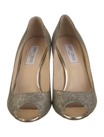 Jimmy Choo Glitter Glitter Accents Pumps