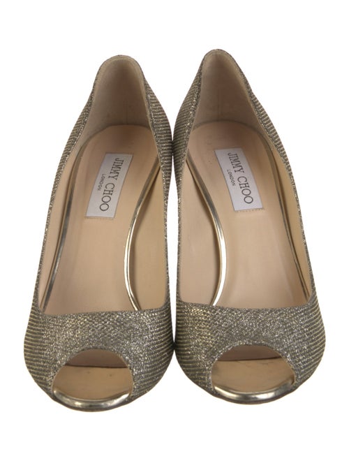 Jimmy Choo Glitter Glitter Accents Pumps