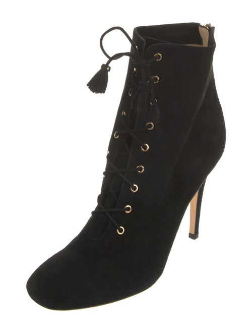 Jimmy Choo Suede Lace-Up Boots