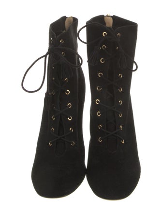 Jimmy Choo Suede Lace-Up Boots