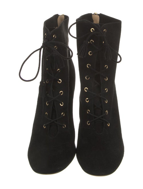 Jimmy Choo Suede Lace-Up Boots