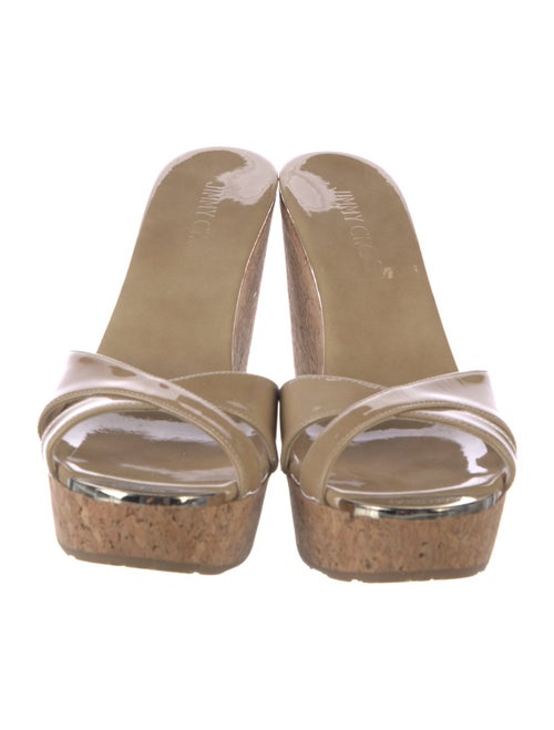 Jimmy Choo Patent Leather Slides