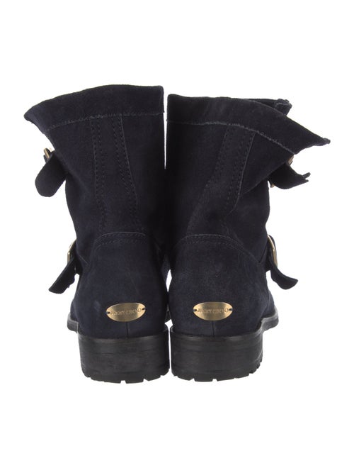 Jimmy Choo Suede Moto Boots