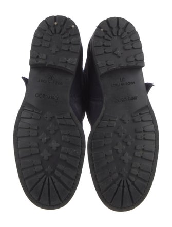 Jimmy Choo Suede Moto Boots