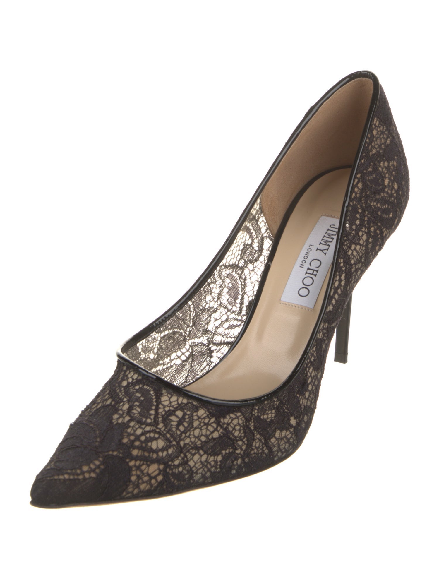 Jimmy Choo Lace Lace Pattern Pumps
