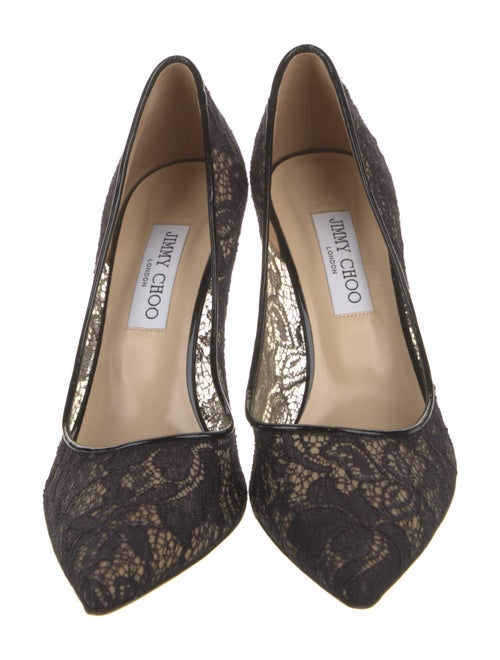 Jimmy Choo Lace Lace Pattern Pumps