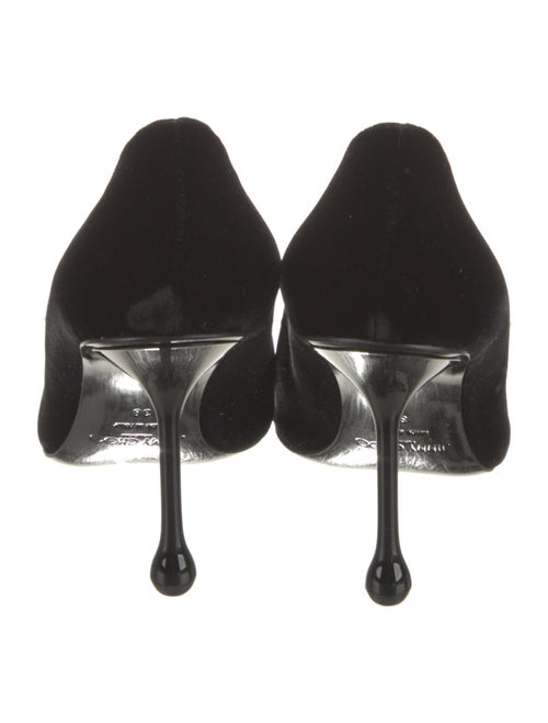 Jimmy Choo Suede Crystal Embellishments Pumps