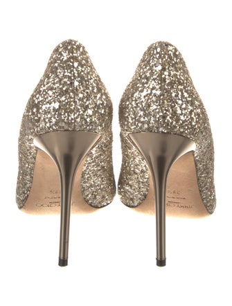 Jimmy Choo Glitter Glitter Accents Pumps