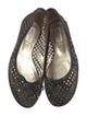 Jimmy Choo Leather Lasercut Accents Ballet Flats