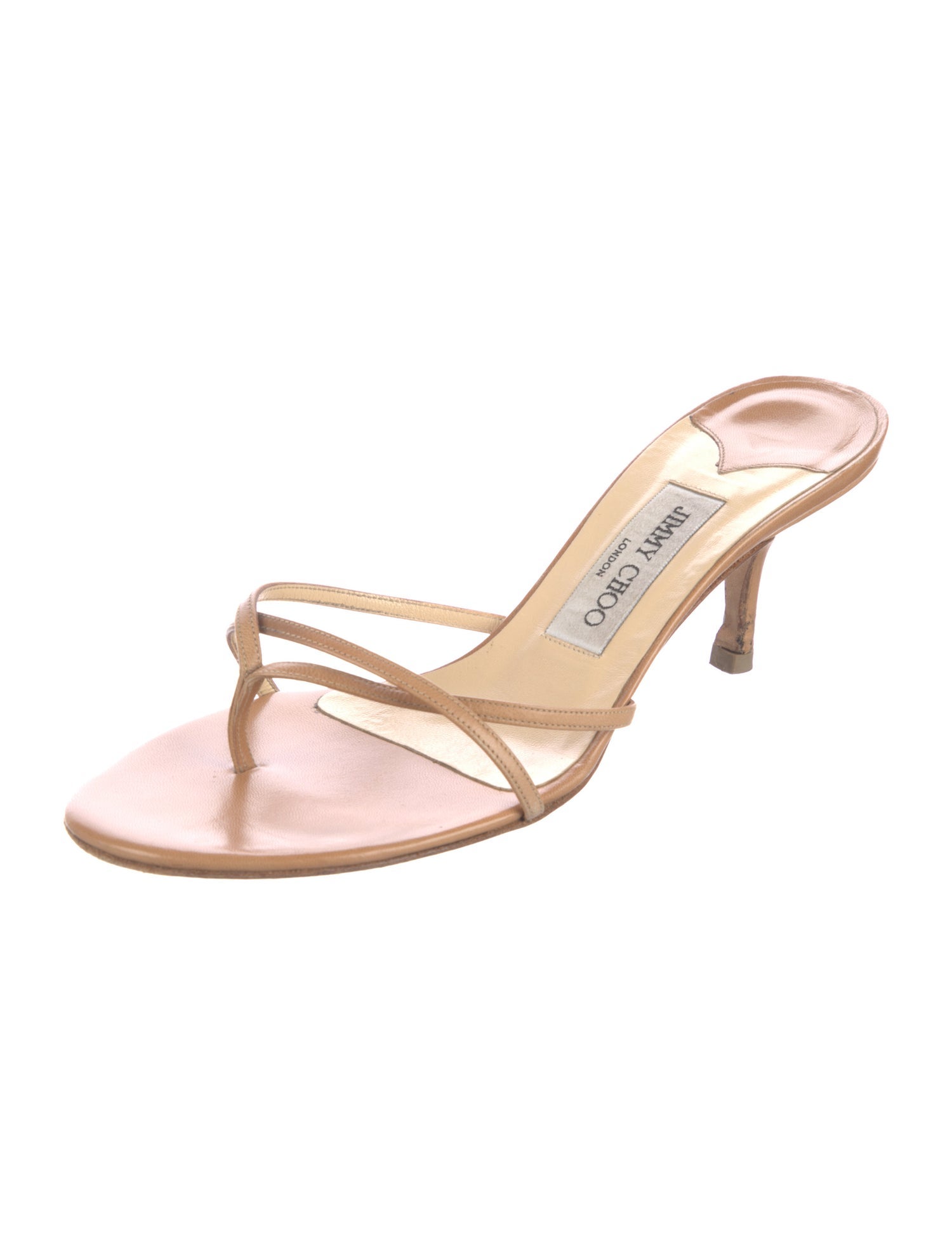 Jimmy Choo Leather Slides