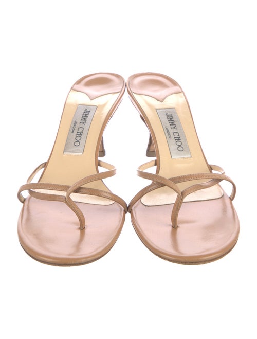 Jimmy Choo Leather Slides