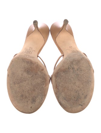 Jimmy Choo Leather Slides