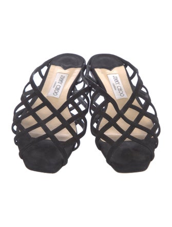 Jimmy Choo Suede Slides
