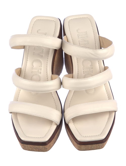 Jimmy Choo Leather Slides