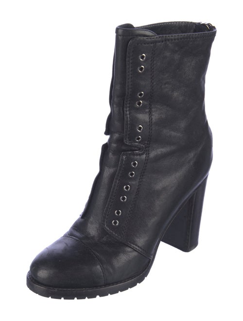 Jimmy Choo Leather Combat Boots