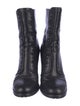 Jimmy Choo Leather Combat Boots