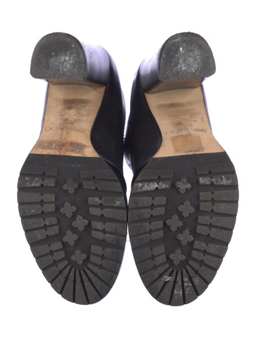 Jimmy Choo Leather Combat Boots