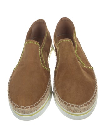 Jimmy Choo Suede Colorblock Pattern Espadrille Sneakers