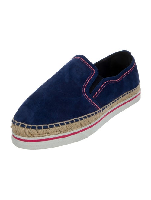 Jimmy Choo Suede Striped Espadrille Sneakers