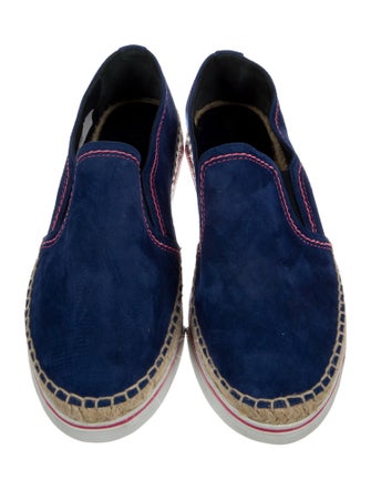 Jimmy Choo Suede Striped Espadrille Sneakers