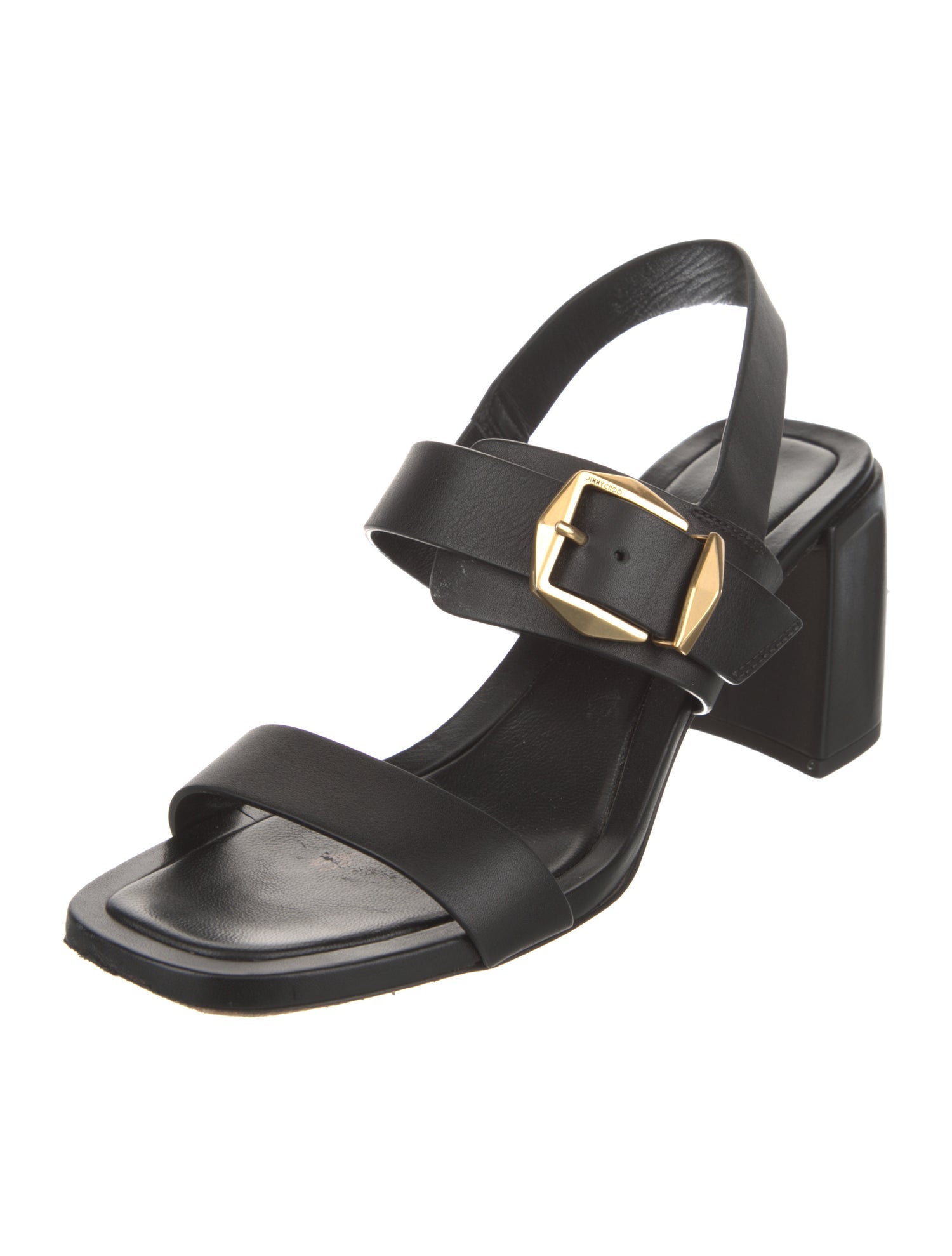 Jimmy Choo Leather Slingback Sandals