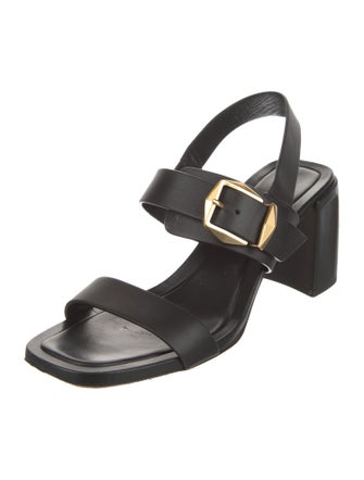 Jimmy Choo Leather Slingback Sandals