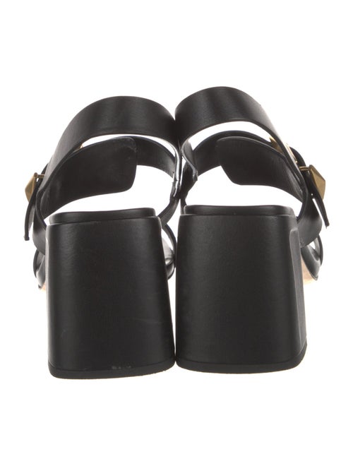 Jimmy Choo Leather Slingback Sandals