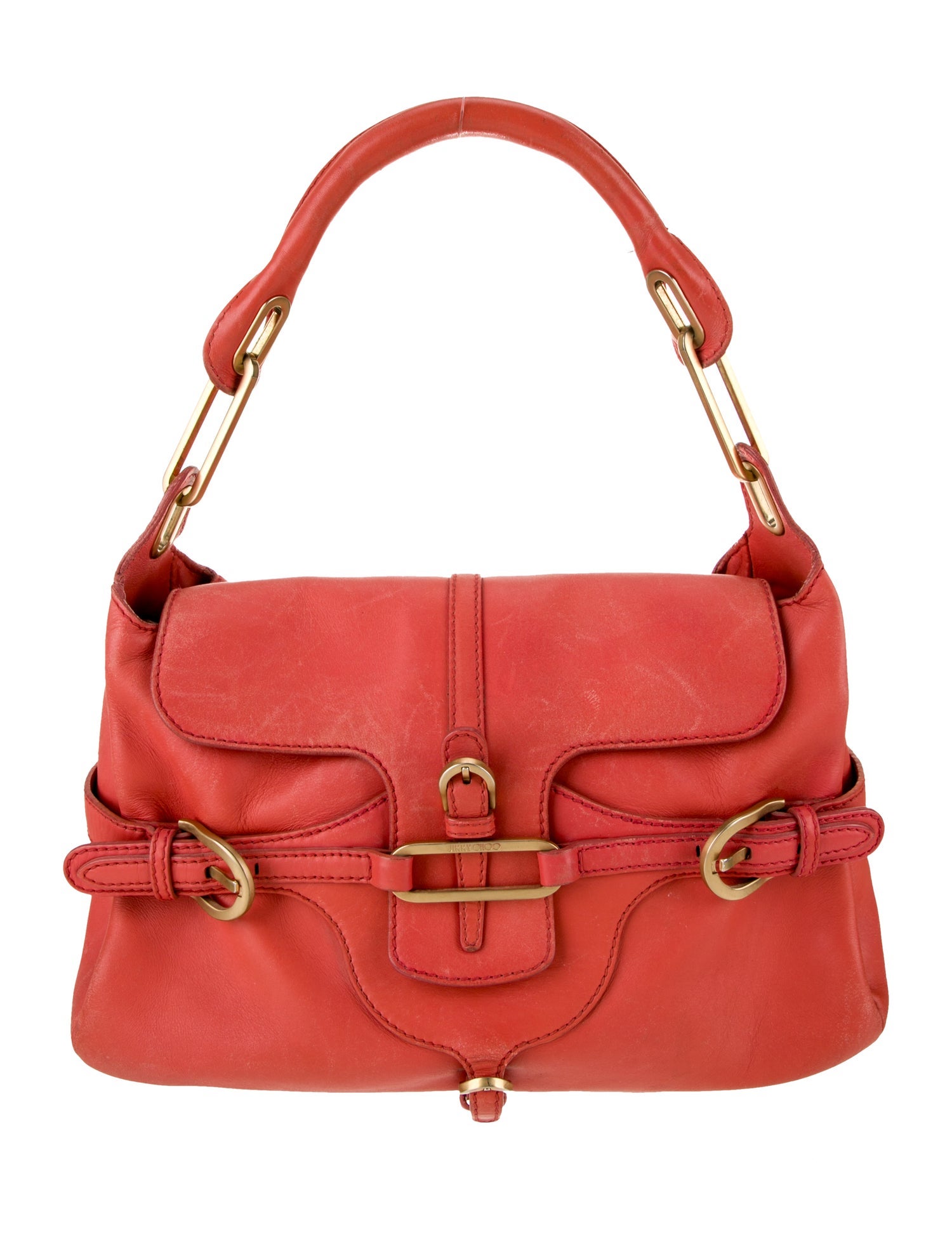 Jimmy Choo Leather Top Handle Bag