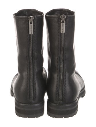 Jimmy Choo Leather Combat Boots