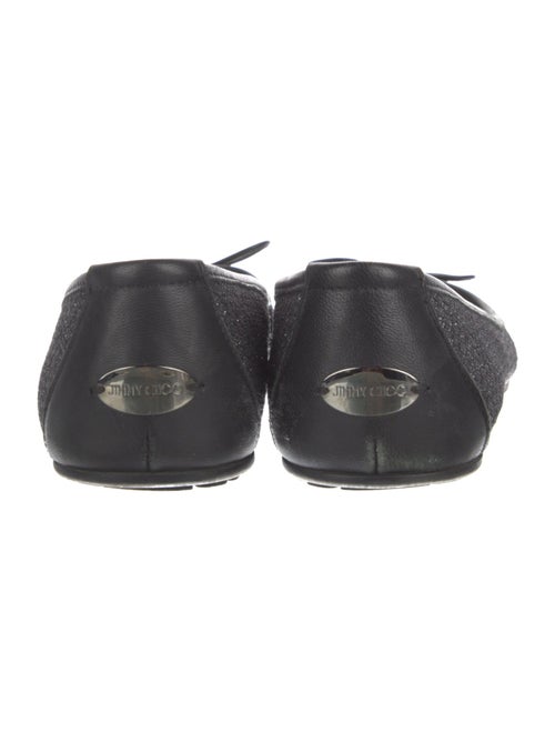 Jimmy Choo Glitter Glitter Accents Ballet Flats