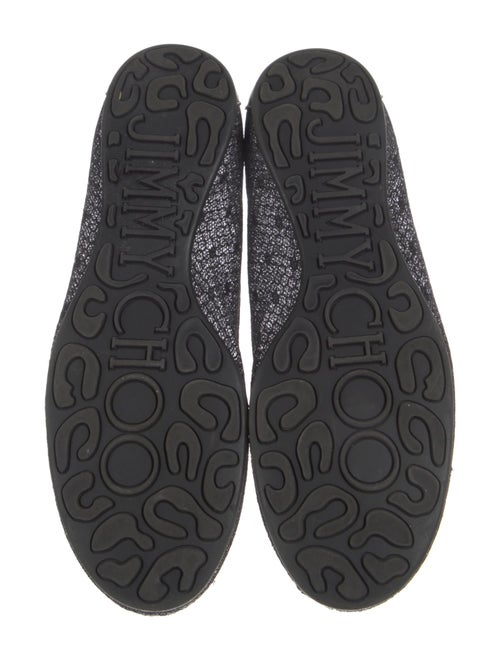 Jimmy Choo Glitter Glitter Accents Ballet Flats