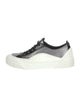 Jimmy Choo Glitter Colorblock Pattern Sneakers