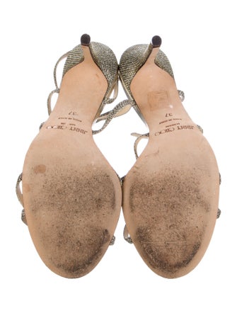 Jimmy Choo Glitter Sandals