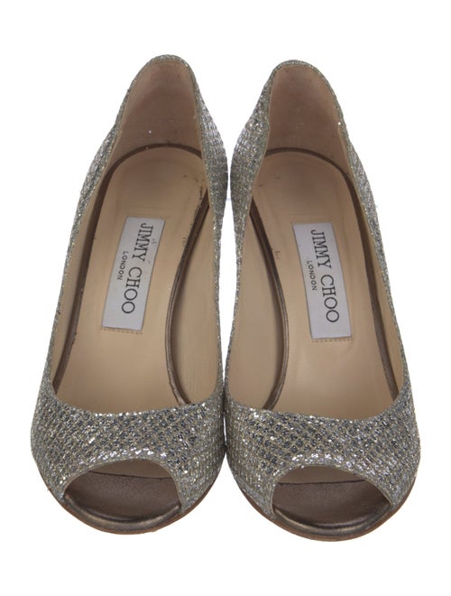 Jimmy Choo Glitter Glitter Accents Pumps