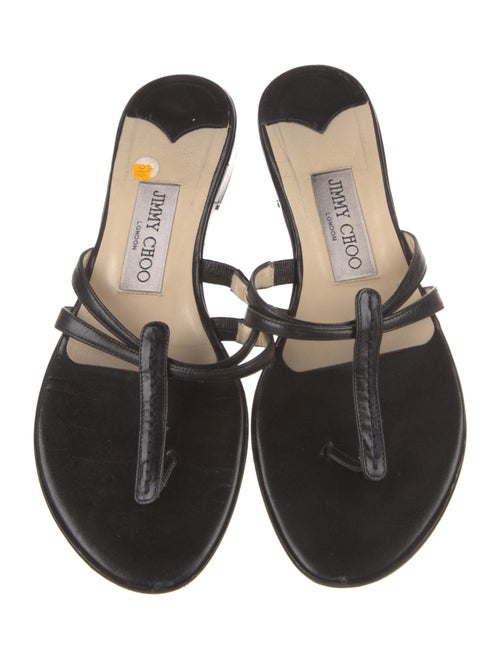 Jimmy Choo Leather Slides