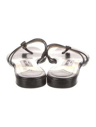 Jimmy Choo Leather Slides