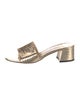Jimmy Choo Embossed Leather Slides