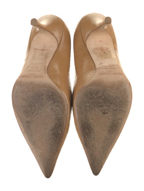 Jimmy Choo Embossed Leather Pumps