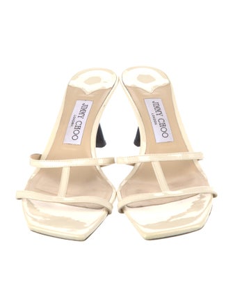 Jimmy Choo Patent Leather Slides