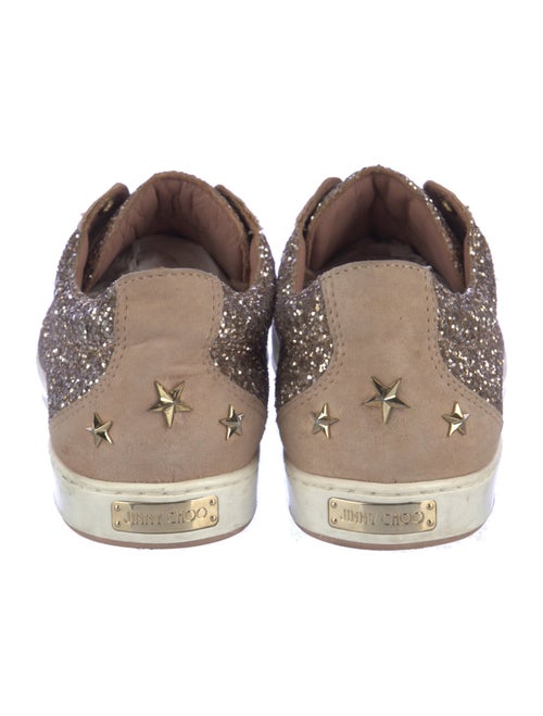 Jimmy Choo Glitter Glitter Accents Sneakers