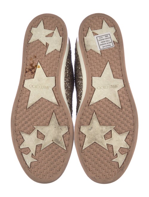 Jimmy Choo Glitter Glitter Accents Sneakers