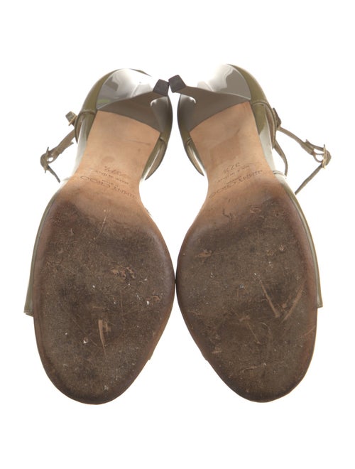 Jimmy Choo Patent Leather T-Strap Sandals